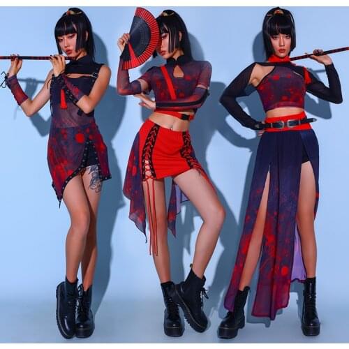 Nightclub Bar Women Pole Dance Outfit Bra Pants Gogo Dancer Dj Clothing Shiny Sequined Stage Costume Leading Show Wear BL5126