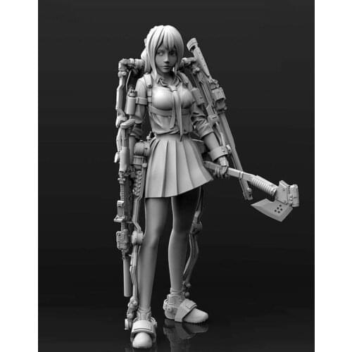 1/24 Resin Model Figure GK，Unassembled and unpainted kit
