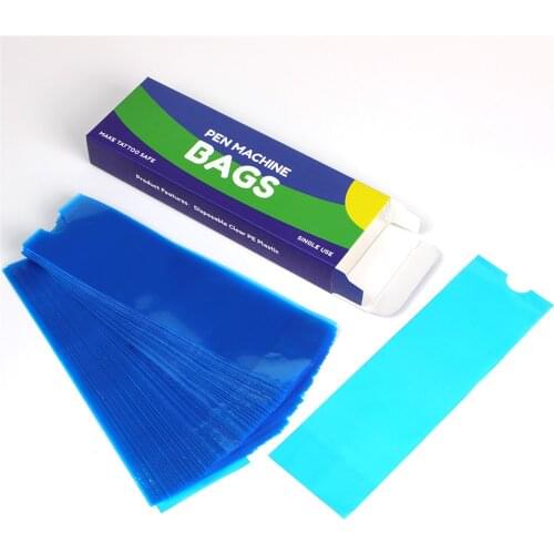 100pcs Disposable Cartridge Tattoo Machine Covers Tattoo Pen Protective Bag