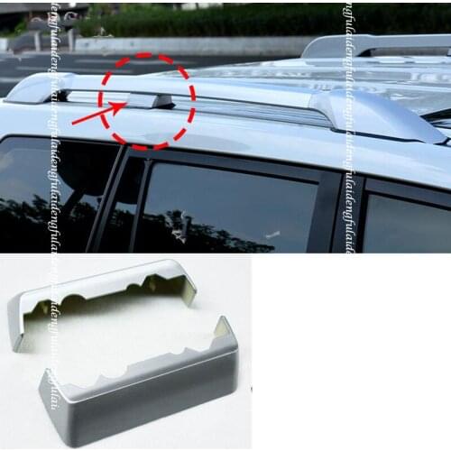 2pcs For Toyota Land Cruiser Prado 2010-2020 Roof Rack Cover Rail Central Shell Replace Car Styling Accessories