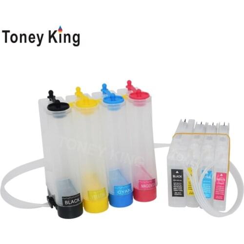 Toney King Ciss Ink System LC 75 Continuous Ink Supply Tank For Brother MFC-J6910CDW J6710CDW J5910CDW J825N J955DN Printer