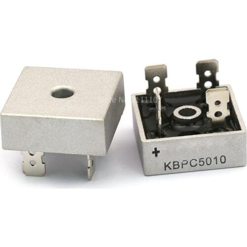 2PCS/LOT KBPC5010 50A 1000V Diode Bridge Rectifier kbpc5010