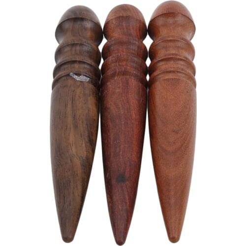 Hot Sale Sandalwood Leather Polishing Tool Leather Edge Burnisher Wood Polishing Stick For DIY Handmade Leathercarft