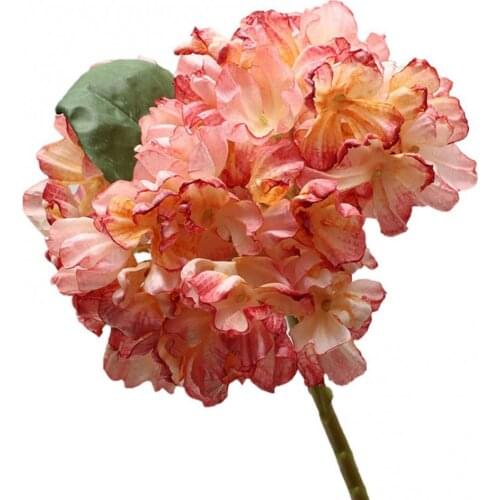 Hydrangea Artificial Flowers Mini Fake Plant Wedding Home Decoration Ornament Flower ornament bonsai quality flores artificiales