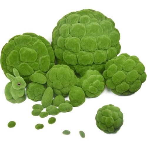 DIY Decoration Artificial Moss Balls Simulation Plant Simulation Plant for Window Home Office Plant Wall Decor