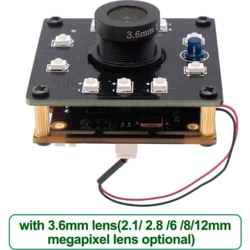 ELP H.264 30fps 2MP 1920x1080 IR USB Camera CMOS Aptina AR0330 Sensor with IR CUT 10pcs IR LEDs Night Vision Video Camera