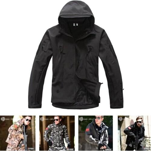 Lurker Shark Shell Soft Shell Jacket Camoflage Hunting Tactical Jacket Outdoor Waterproof Windproof Sports Clothing Outwear