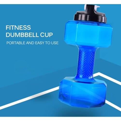 2.6L Water Dumbbell Home Fitness New Large Water Bottle Dumbbell Gym Sport Fitness Exercise Travel Gym Workout Fitness