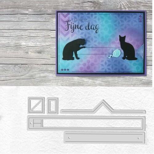 New Pull Slide Frame Metal Cutting Dies Stencils For DIY Scrapbooking Decorative Embossing Cards Handcraft Die Cut Template 2019