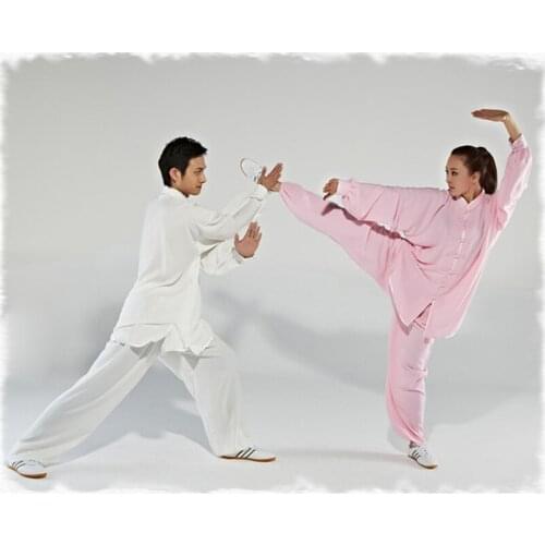 Chinese Martial Arts Clothes Tai Chi Uniform Morning Exercise Sporting Wear Long Sleeves Kung Fu Suit For Men And Women