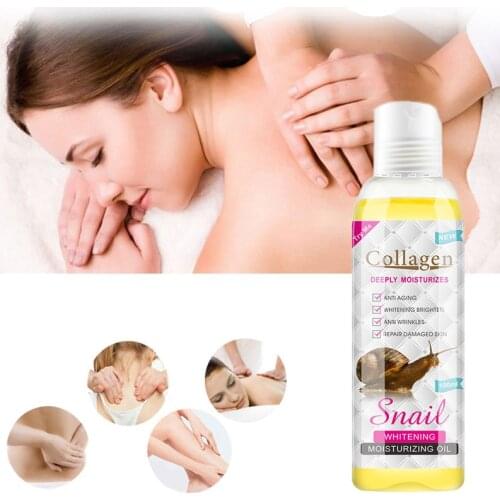 Snail Collagen Whitening Skin Care Oil Improve Dryness Anti Wrinkles Moisturizing Body Oil Relax Body Sooth Skin Massage Oil