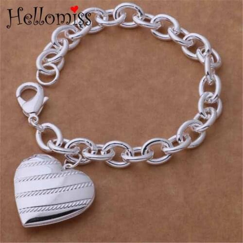 Secret Message Locket Bracelets for Women Photo Bracelet Bangle Heart Round Openable Bracelet Casual Jewelry Pulseira Bijoux