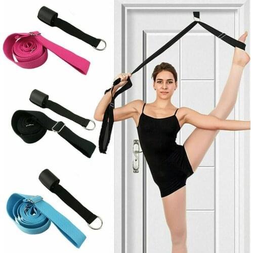 1Set Yoga Ballet Leg Stretcher Strap Dance Stretch Band Flexibility Stretching Exercise Foot Unisex Hanging Training Strap