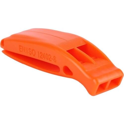 1pc Portable Outdoor Survival Rescue Emergency Plastic Whistle With Clip for champing hiking climbing travel kits