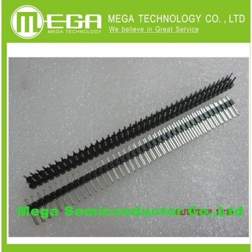 10 pcs 2x40 Pin 2.54mm 80Pin Double Row Pin Header Strip NEW 2.54 pitch Connector Integrated Circuits