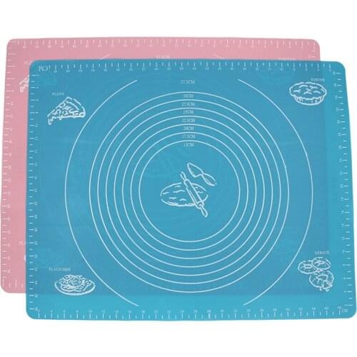 30pcs/lot Reusable Silicone Baking Mat Pizza Dough Non-Stick Sheet 50*40cm Holder Pastry Kitchen Cooking Tools Utensils BPA-free
