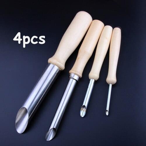 4PCS Round Hole Circle Shaping Pottery Clay Modeling Sculpture Craft Tools Set