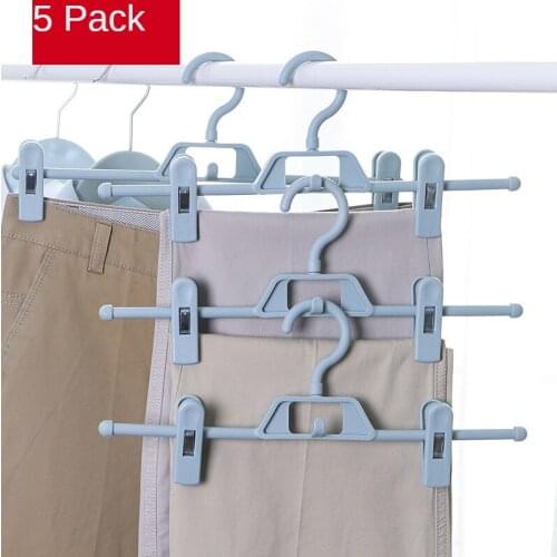 5 sets of household multifunctional pants rack, plastic belt clip, no mark, underwear skirt clip, pants rack