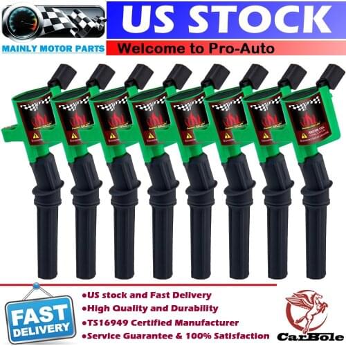 8 Pack Ignition Coil For Ford 4.6L 5.4L F150 Expedition 2000 2001 2002 2003 2004
