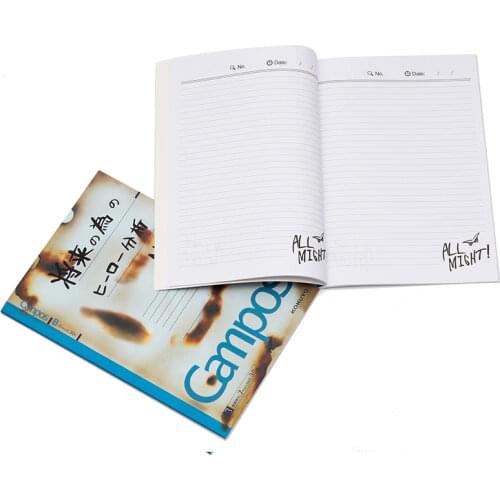 Anime Notebook My Hero Academia Deku Quadratic Book Cosplay All Might Signature Bombing Diary Notepad Students Supplies Gift