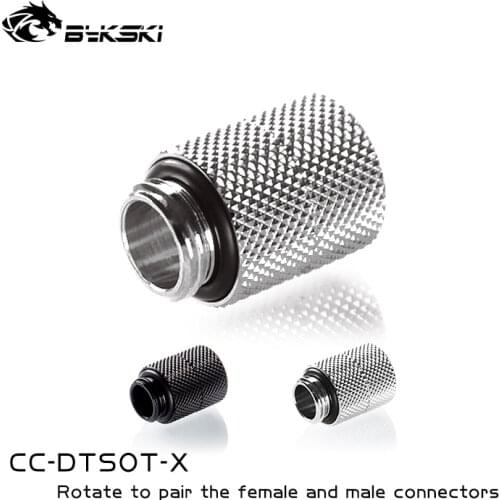 BYKSKI G1/4 360 degree Rotary Rotate Female to Male Connectors Fitting M to F Accessories Fitting