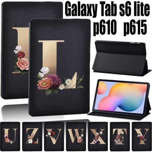 Tablet Case for Samsung Galaxy Tab S6 Lite P610/P615 10.4 Inch Leather Case Cover + Free Stylus