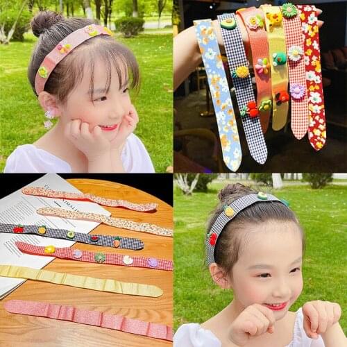 Ruoshui Kids baby Lovely Friut Velcro Hairband Children Hair Accessories Girls Clips Band Headwear Cute Cartoon Ornaments