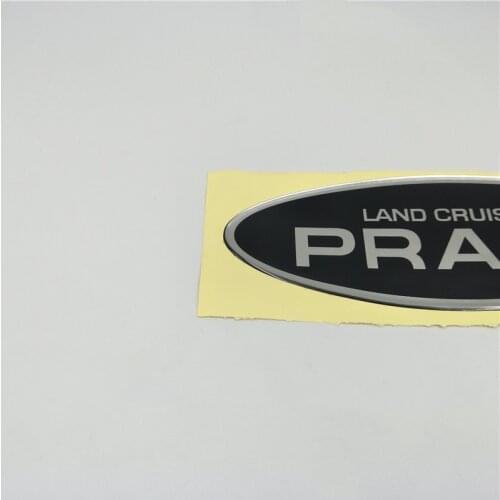 For Toyota Land Cruiser Prado Rear Trunk Tail Gate Spare Tire Emblem Side Door Nameplate sticker