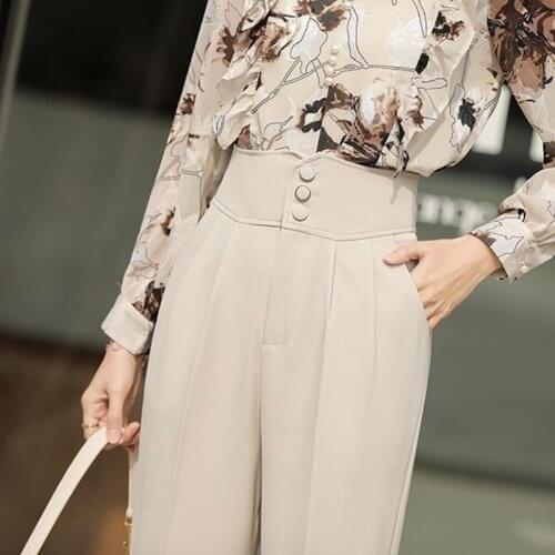 Женские прямые брюки FMZXG China At AliExpress