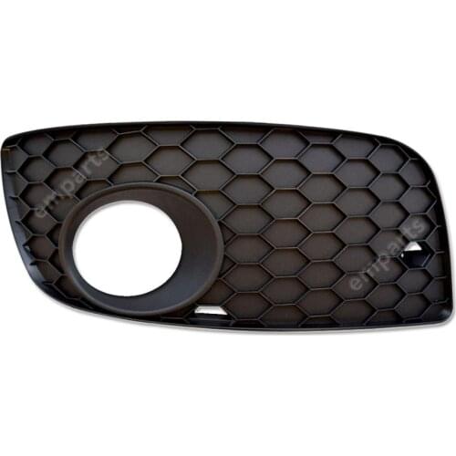 JanDeNing 2pcs Kit Car New Black Front Left + Right Bumper Fog Light Lamp Cover Grille Fit for Volkwagon Golf MK5 2005-2009