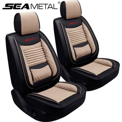 Flax Car Seat Cover Protector Universal Auto Seats Cover Mats Interior Automobiles Seat Covers Chair Pad Carpets Accessoroies