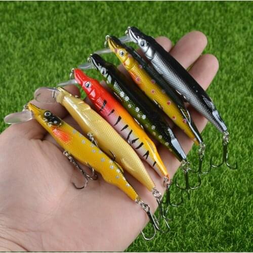 LINGYUE 1PCS Pike Minnow Fishing Bait Diving 1.5M Hard Plastic Lure 3D Eyes Wobblers Topwater Crankbait Pesca