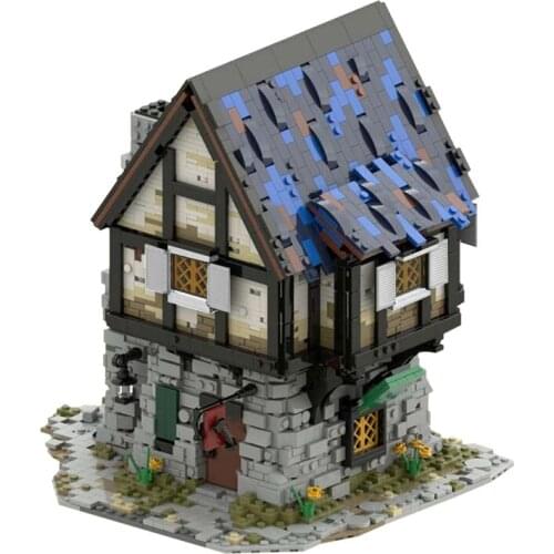 Country House Forest House Model Building Blocks Villa Architecture DIY Assembly Particle Bricks Toy For Children Birthday Gifts