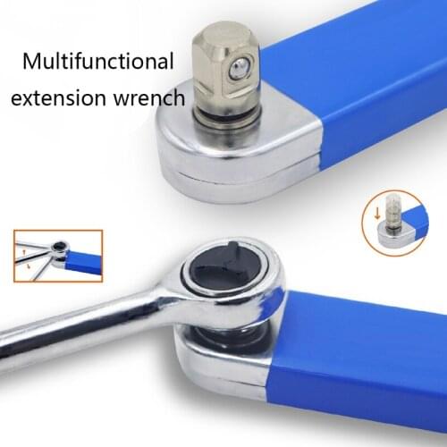 Ratchet Combination Metric Wrench 1/4" 3/8" 1/2" Set Hand Tools Torque Gear Socket Nut Tools Set M4YD