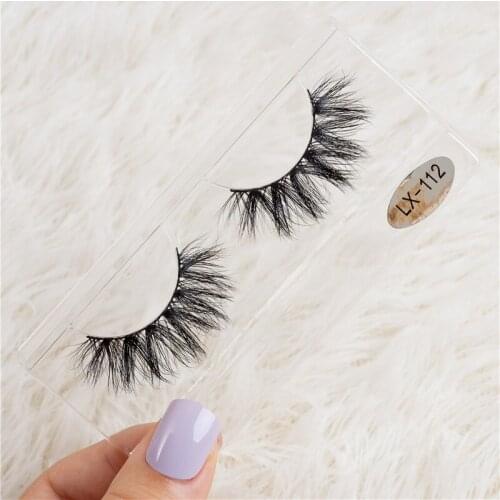1 Pair Mink Lashes 3D Mink Eyelashes 100% Cruelty Free Lashes Handmade Reusable Natural Eyelashes Popular False Lashes Makeup