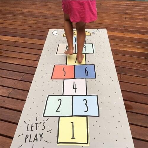 Educational Sport Crawling Mats Blanket Children Play Mats Baby Hopscotch Gym Mat Tapete Infant Play Mat for Kids Game Rug