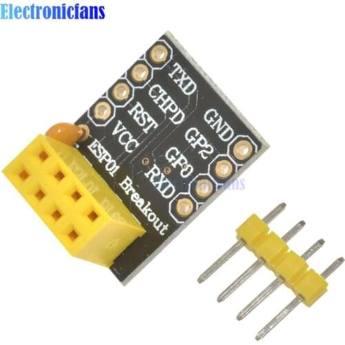 10pcs For ESP-01 Esp8266 ESP-01S Model The ESP8266 Serial Breadboard Adapter To WiFi Transceiver Module Breakout UART Module