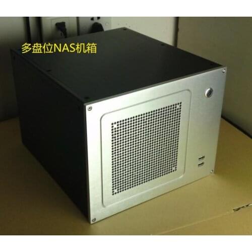 Real all aluminum chassis, 4-bay NAS chassis, mATX all aluminum computer chassis, bz10a, HTPC chassis