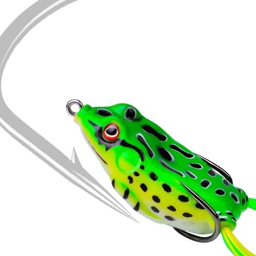 Sanmo Soft Plastic Lures Frog Lure Bait 1 Pcs 5g 8g 13g 17.5g With Fishing Hooks Topwater Ray Frog Fishing Lure Artificial Lures