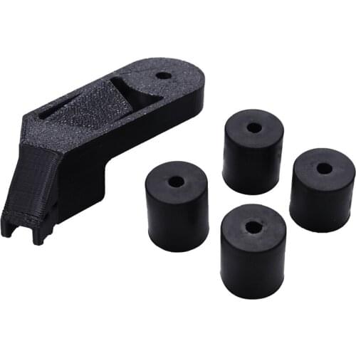 Silicone Solid Spacer With Y Axis Wire Restraint Cr-10 Solid Bed Mount Strain Relief Bracket For Cr-10/Cr10S/Cr-X Ender-3