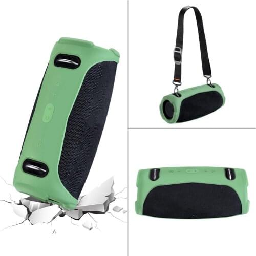 Silicone Speaker Case For JBL Xtreme 3 Bluetooth-compatible Speaker Protective Cover With Strap Carabiner Shockproof Travel Box