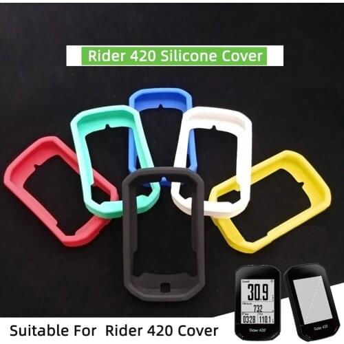 Silicone Code watch Protective Cover High-definition Film Durable Anti-drop Cover For Bryton Rider 320 420 Bike Accessories