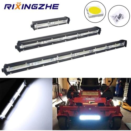 RXZ 7" 13" 20" inch 60W 120W 180W Ultra Slim Light Bar work bar SUV ATV Off Road flood beam UTV Flood Car Work Light Lamp