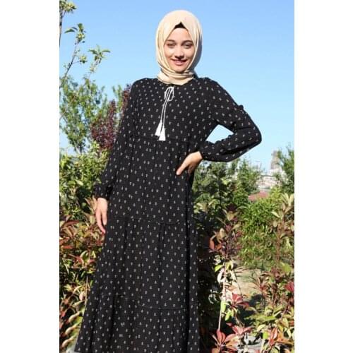 Collar Laced Hijab High Quality Elite Women 'S Dress