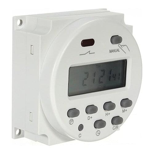 100 pieces Useful Digital LCD Display Power Programmable Timer Time Control Switch Relay