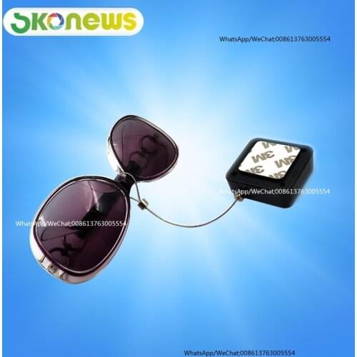 50 x locking retractable security cable,anti theft pull box with locking system,Merchandise Security Tether