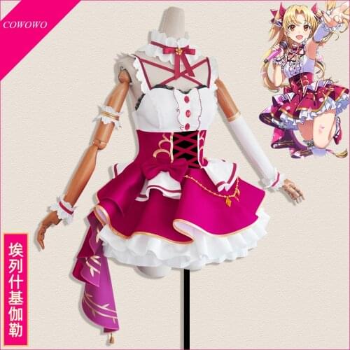 Anime!Fate/Grand Order FGO Ereshkigal Sweet Lovely Dress Uniform Cosplay Costume Halloween Party Role Play Outfit Women 2021 NEW
