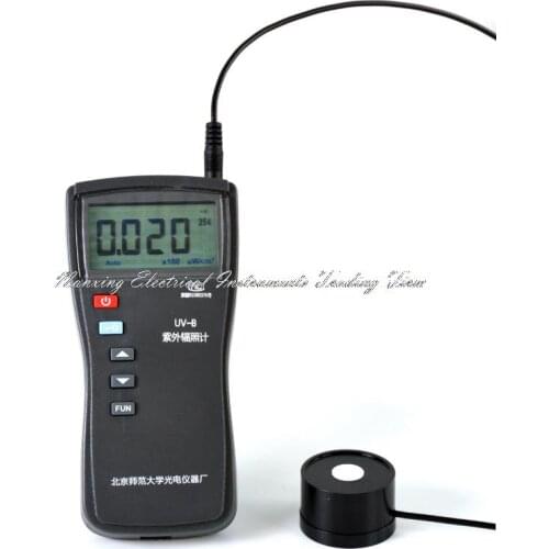 Fast arrival UV-B Digital single channel portable ultraviolet UV-254 radiometer Probe Lambda:230-275 nm,Lambda P: 254 nm