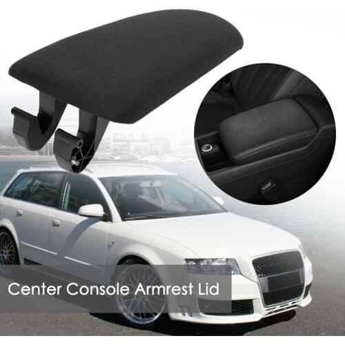 Car Center Console Black Armrest Lid Cover 8E0864245E for Audi A4 B6 B7 4-Door 2002-2007 Car Interior Styling Accessories