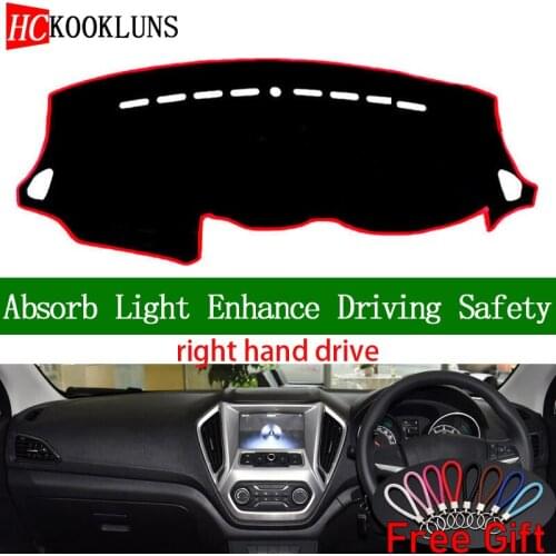 For MG GT 2014 2015 2016 Right Hand Drive Dashboard Cover Car Stickers Sun Shade Dash Mat Carpet Interior Accessories